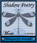 Shadow Poetry Dragonfly Award
